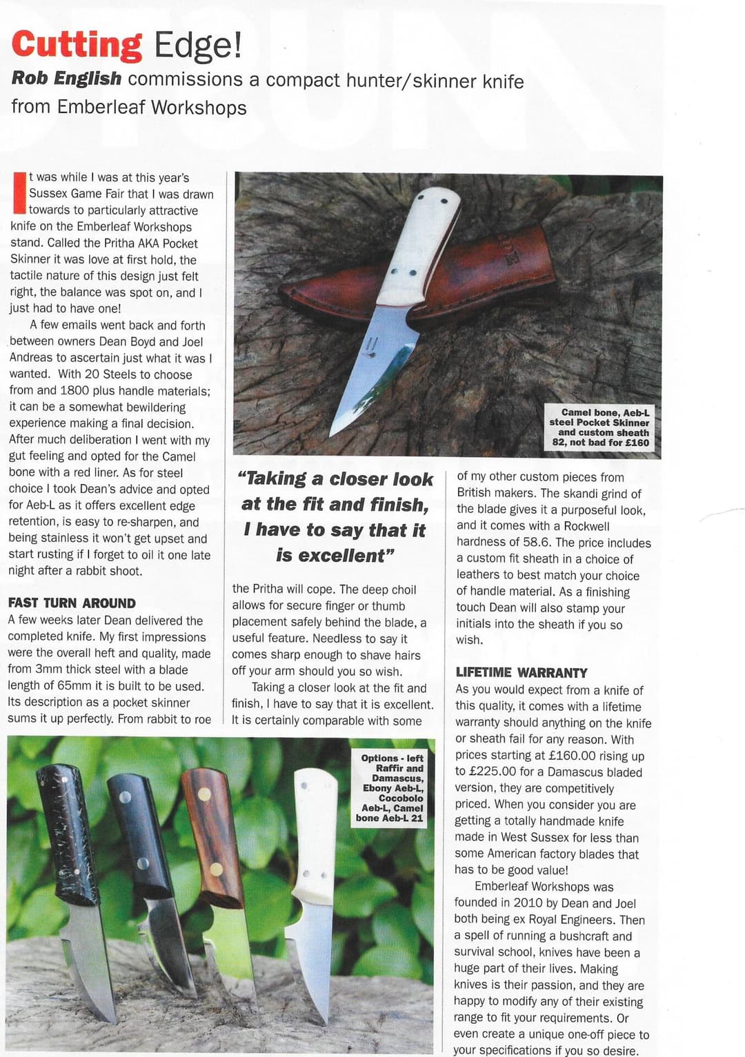 Shooting Sports, November 2014 — Cutting Edge!